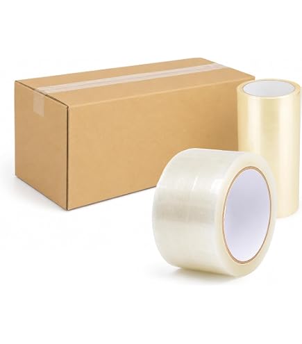 Amazon.co.jp: OPPテープ 48×100m 5巻 透明 厚み45μ 幅48mm 透明 梱包